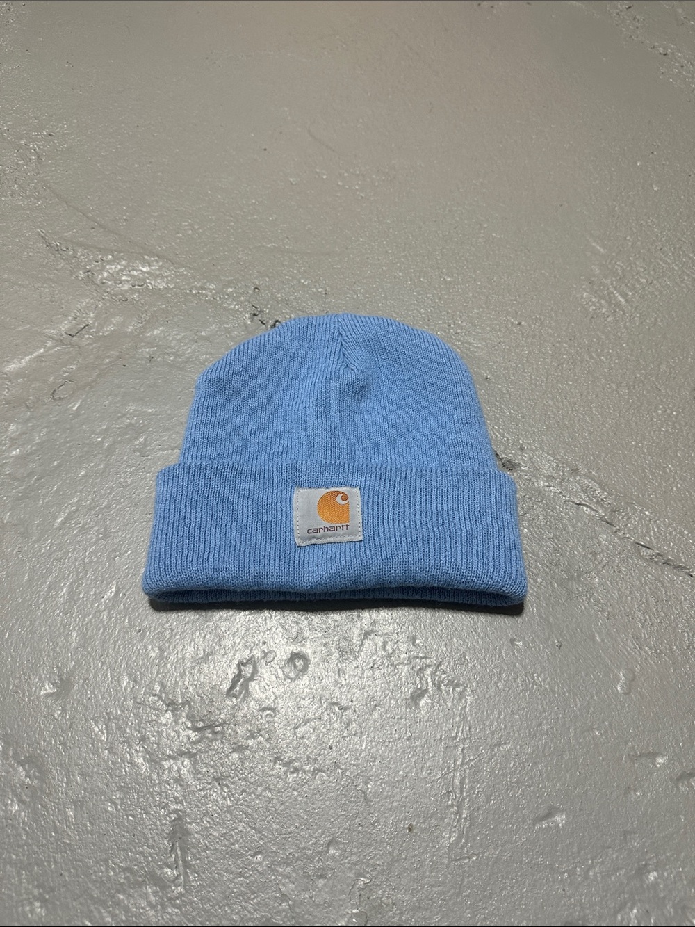 Carhartt Sky Blue Cuffed Knit Beanie